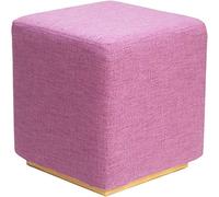 Tabouret carré moderne avec siège rembourré en mousse Ottomane élégante pour petits espaces Design compact Meuble polyvalent pour salon, chambre à coucher, entrée Facile à nettoyer