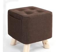 Tabouret carré pour salon et chambre à coucher, tabouret de repos confortable pour changer de chaussures