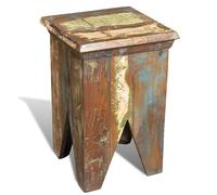 Tabouret carré Vintage Multicolore Tabouret carré pour café Tabouret bois vidaXL