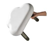 Tabouret, Chaise d'enfants Délicat Forme de Nuage Top Top Home Décoration Jambe Transparente pour (White)