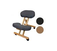 Vivezen – Tabouret ergonomique siège assis‑genoux en bois pliable et réglable – 3 coloris