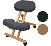 Vivezen - Tabouret, Chaise Ergonomique, siège Assis Genoux en Bois Pliable et réglable - 3 Coloris