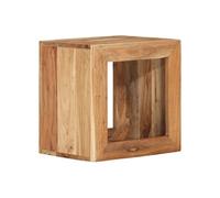 vidaXL Tabouret Chaise Table d'Appoint Table Basse Bout de Canapé Couloir Meuble de Salle de Séjour Salon 40x30x40 cm Bois d'Acacia Solide Brun G