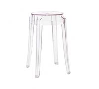 Tabouret Charles Ghost 46cm H x Ø 46x27cm