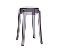 Tabouret Charles Ghost 46cm H x Ø 46x27cm
