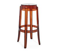 Tabouret Charles Ghost 75cm H x Ø 75x27cm