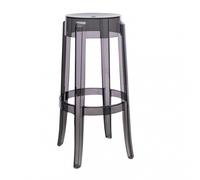 Tabouret Charles Ghost 75cm H x Ø 75x27cm