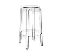 Tabouret Charles Ghost65cm H x Ø 65x46cm