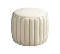 Tabouret Citrouille Pouf Repose-Pieds, Petit Siège Bas pour Canapé Salon, Banc à Chaussures et Tabouret d'entrée, pour Salon, Chambre, Maison (C 30x30cm)