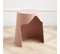 Tabouret Compact Empilable en Plastique, Petit Tabouret Seau Multi-usages, Facile à Ranger et à Nettoyer, Adapté à la Maison, au Restaurant et aux environnements Extérieurs(Pink)