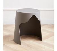 Tabouret Compact Empilable en Plastique, Petit Tabouret Seau Multi-usages, Facile à Ranger et à Nettoyer, Adapté à la Maison, au Restaurant et aux environnements Extérieurs(Gray)