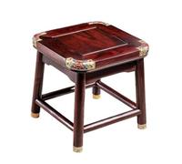 Tabouret Court Petit Tabouret en Bois Massif, Bas for la Maison, à Chaussures rétro Chinois, for Salon