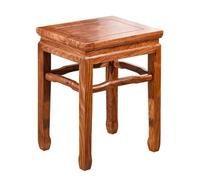 Tabouret Court Tabouret carré décoratif de Style Chinois en Bois Massif, Tabouret à Chaussures, canapé, Bas, Petit for la Maison