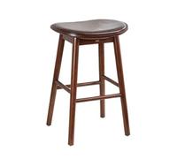 Tabouret Court Tabouret de Bar Haut Luxe léger, Tabouret for îlot, Maison, Chaise Haute en Bois Massif