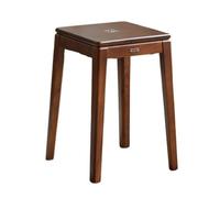 Tabouret Court Tabouret de Chambre en Bois Massif élégant et créatif for Salon, Maison, Haut, carré, Simple, for Table à Manger, empilable, Bas