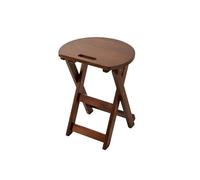 Tabouret Court Tabouret Rond en Bois for la Maison, Tabouret Pliant, Haut, de Salle à Manger, Loisirs for Balcon Chambre Coucher(B,S)