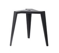 Tabouret Court Tabouret Simple et créatif en Bois Massif, empilable, Bas, for la Maison, Le Restaurant, Salon, Table à Manger(Black)