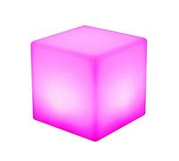 Tabouret cube lumineux 16 couleurs changeantes RVB LED avec télécommande