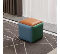 Tabouret cube ottoman 5 en 1 design gigogne avec ottoman amovible, fauteuil roulant avec roulettes pivotantes, empilable pour salon, chambre à coucher, salle à manger