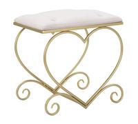TABOURET CŒUR ROSE