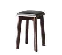 Tabouret d'angle en bois massif tabouret rembourré épaissi tabouret d'angle de salon tabouret de maison peu encombrant tabouret de salle à manger en bois massif tabouret de dressing léger luxe noble b