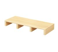 Tabouret d'angle rond en bois - Portable, design pour chambre à coucher, cuisine et salon, pas de montage nécessaire, facile à déplacer, meuble de décoration d'intérieur polyvalent