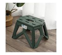 Tabouret d'appoint, Convient for la Maison, Le Bureau, Les Affaires, l'éducation et Camping en Plein air, Peut être utilisé comme siège ou Repose-Pieds(Dark Green)
