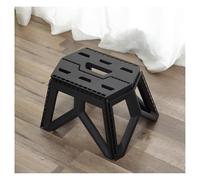 Tabouret d'appoint, Convient for la Maison, Le Bureau, Les Affaires, l'éducation et Camping en Plein air, Peut être utilisé comme siège ou Repose-Pieds(Black)