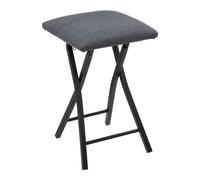 Tabouret D'appoint Pliable Confort - Gris Gris