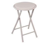 Tabouret d'appoint pliable en PVC - Beige