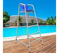 Tabouret D'arbitre De Compétition,Chaise De Sauveteur De Piscine Commerciale pour L'observation équipement De Sécurité Durable pour L'intérieur Et L'extérieur,Assise Confortable,72x82x120cm