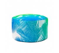 Tabouret d'assise LUMALAND pouf rond multicolore ø45 cm coussin d'assise tabo...