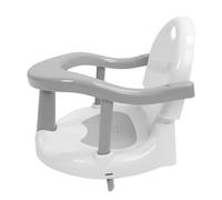 Tabouret de Bain pour bébé, Empêche le Glissement, Siège de Bain Pliable pour les Tout-petits, Surfaces Lissantes, Réglage de la Hauteur avec Clôture pour un Usage Quotidien (Gris)