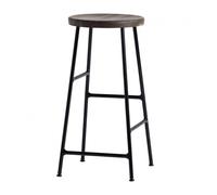 Tabouret de bar 65cm Cornet Ø 33.5cm/with footrests