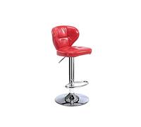 Tabouret de Bar à Tabouret de Bar de Classique Tabouret de Lifting à gaz réglable pour la Cuisine Bistro Bar Bar Huit tabourets Hauts Haute Ambition (Taille Rouge)