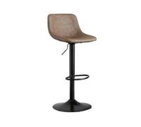 Tabouret de Bar Accueil Salle à Manger Bar Îlot Comptoir Chaises Tabourets de Bar Simples Tabourets Hauts pivotants Chaises de café Maison Cuisine Bistro(Bruin)