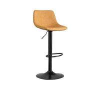 Tabouret de Bar Accueil Salle à Manger Bar Îlot Comptoir Chaises Tabourets de Bar Simples Tabourets Hauts pivotants Chaises de café Maison Cuisine Bistro(Yellow)