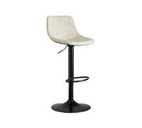 Tabouret de Bar Accueil Salle à Manger Bar Îlot Comptoir Chaises Tabourets de Bar Simples Tabourets Hauts pivotants Chaises de café Maison Cuisine Bistro(Blanc)