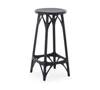 Kartell Tabouret de bar AI Light 65cm noir HxØ 65x32cm