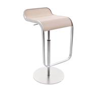 Tabouret de bar assise chêne 63-75cm LEM S79 WxHxD 37x75x42cm