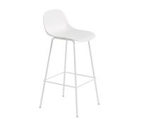 Tabouret de bar avec dossier 75cm Fiber WxHxD 44.5x97.5x46.5cm