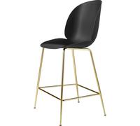 Tabouret de Bar Beetle H65 Laiton Semi Mat/ Noir
