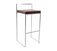 Tabouret de bar bois de siège H65cm Cubo S62 WxHxD 39x78x39cm