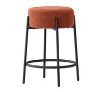 Tabouret de Bar Bouclette "Tucson" 60cm Rouge