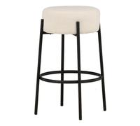 Venture Home - Tabouret de bar en acier Tucson Blanc G