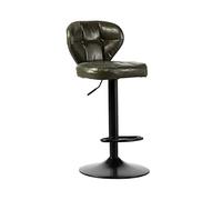 Tabouret De Bar Chaise de Bar relevable de Style Nordique (63-83cm) Chaise de Bar à Dossier en Cuir PU Minimaliste Moderne avec Tabouret Haut Rotatif Tabourets De Bar Modernes(D)
