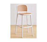 Tabouret de Bar Chaises de Bar dossiers de Maison chaises à Pieds Hauts chaises de Bar en Plastique chaises de Bar minimalistes tabourets de Bar cafés Maison Cuisine Bistro
