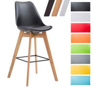 Tabouret de bar - CLP - Metz - Bois de chêne - Plastique - Design moderne 112 cm
