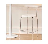 Tabouret de bar de pub Chaises de Bar avec dossiers minimalistes, bancs d'îlot, chaises hautes, Style crème, tabourets légers luxe à pieds hauts