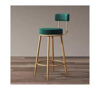 Tabouret de bar de pub Les chaises de bar sont simples, légères et luxueuses for un usage domestique. ont des pieds hauts. dossiers. Chaises réception art en fer